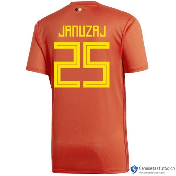 Camiseta Seleccion Belgica Primera equipo Januzaj 2018 Rojo
